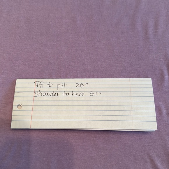 NWOT lilac oversized boxy Piko style top with tight sleeves - Medium / Large - Picture 6 of 6